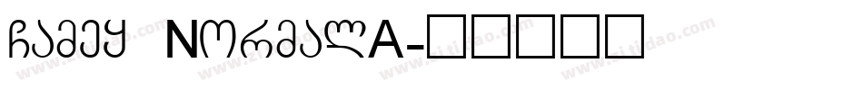 Camey NormalA字体转换